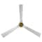 Modern Forms Torque 3-Blade Smart Ceiling Fan 58in Satin Brass/White with Remote Control, 3 Blades, 120 V FR-W2204-58 - alternate 4